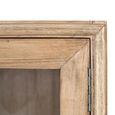 Virelle Natural Mindi Wood 4 Door Hall Cabinet thumbnail 4