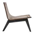 Clearance - Leeds Lounge Chair - Brown Leather - FSS14753
