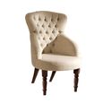 Giotto Italian Walnut Fabric Armchair thumbnail 2