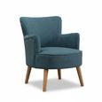 Keira Armchair - Teal Fabric