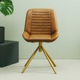 Buffalo Accent Chair - Swivel - Brown - Leather