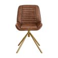 Buffalo Accent Chair - Swivel - Brown - Leather