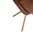 Buffalo Accent Chair - Swivel - Brown - Leather