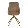 Buffalo Accent Chair - Swivel - Grey - Leather