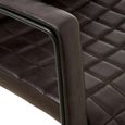 Buffalo Weave Chair - Black - Leather with Metal