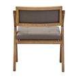 Cebu Folding Chair - Grey Wash - Padded - Elm Wood