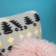Cefena Armchair - Blue Fabric - Kilim Style