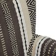Cefena Armchair - Grey Fabric with Flared Arms