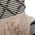 Cefena Armchair - White Fabric - Berber Style