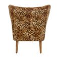 Cefena Chair - Leopard Print Velvet Fabric