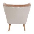 Cefena Chair - Mink Velvet Fabric