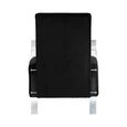 Clarence Accent Chair - Black Velvet Fabric