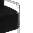 Clarence Accent Chair - Black Velvet Fabric