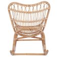 Rocking Chair - Natural - Rattan and Bamboo Wood