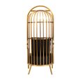 Eliza Chair - Brushed Gold Metal Frame with Dome Cage