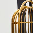 Eliza Chair - Brushed Gold Metal Frame with Dome Cage