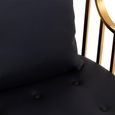 Eliza Chair - Brushed Gold Metal Frame with Dome Cage
