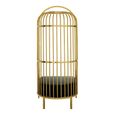 Eliza Chair - Gold Metal Frame with Dome Cage
