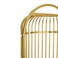 Eliza Chair - Gold Metal Frame with Dome Cage
