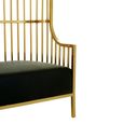 Eliza Chair - Gold Metal Frame with Dome Cage