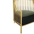 Eliza Chair - Gold Metal Frame with Dome Cage