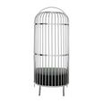 Eliza Chair - Silver Metal Frame with Dome Cage