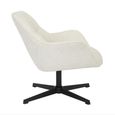 Daphne Swivel Armchair - Sand - Fabric and Metal