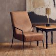Hoxton Chair - Vintage Brown Leather