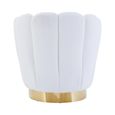 Biarritz Accent Chair - Off White Fabric