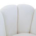 Biarritz Accent Chair - Off White Fabric