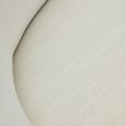 Bordo Swivel Chair - Curved - Cream Fabric