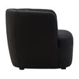 Bruge Chair - Curved - Black Fabric