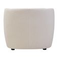 Bruge Chair - Curved - Cream Fabric