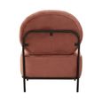 Haya Retro Chair - Dusky Rose Velvet Fabric