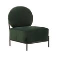 Haya Retro Chair - Green Velvet Fabric