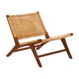 Lovina Lounge Chair - Teak Wood and Rattan