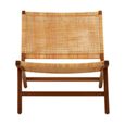 Lovina Lounge Chair - Teak Wood and Rattan