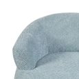 Daisy Accent Chair - Curved Back - Teal Blue - Fabric
