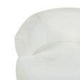 Daisy Accent Chair - Curved Back - White - Fabric