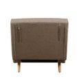 Freya Accent Armless Chair - Beige - Fabric