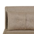 Freya Accent Armless Chair - Beige - Fabric