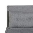 Freya Accent Armless Chair - Grey - Fabric