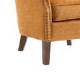 Harlow Accent Armchair - Amber - Fabric