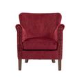 Harlow Accent Armchair - Bordeaux - Fabric