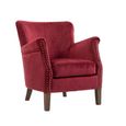 Harlow Accent Armchair - Bordeaux - Fabric