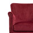Harlow Accent Armchair - Bordeaux - Fabric