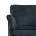 Harlow Accent Armchair - Deep Ocean - Fabric