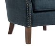 Harlow Accent Armchair - Deep Ocean - Fabric