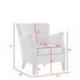Harlow Accent Armchair - Deep Ocean - Fabric