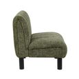 Lily Accent Armless Chair - Green - Fabric